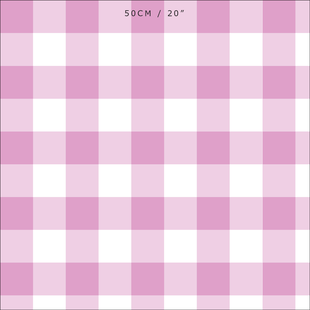 Gingham Check Medium Fabric - Tickled Pink - Hydrangea Lane Home