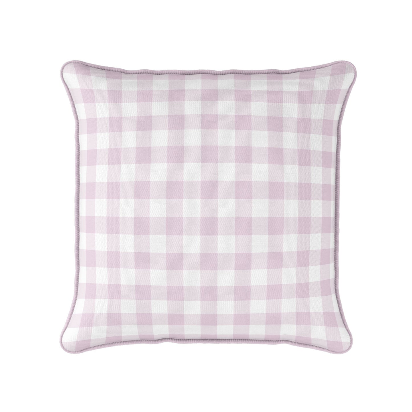 Gingham Check Small Cushion - Pinks - Hydrangea Lane Home