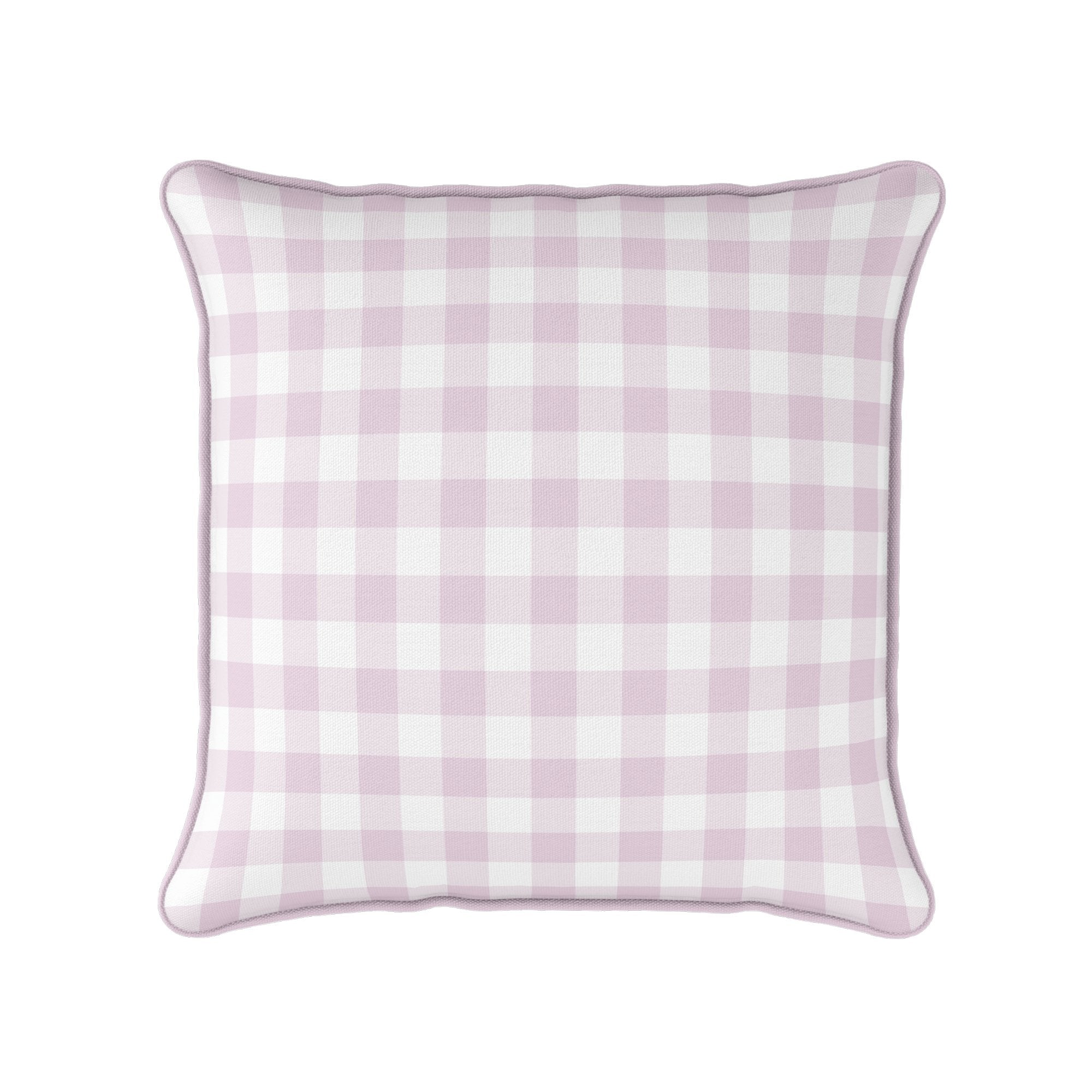 Gingham Check Small Cushion - Pinks - Hydrangea Lane Home