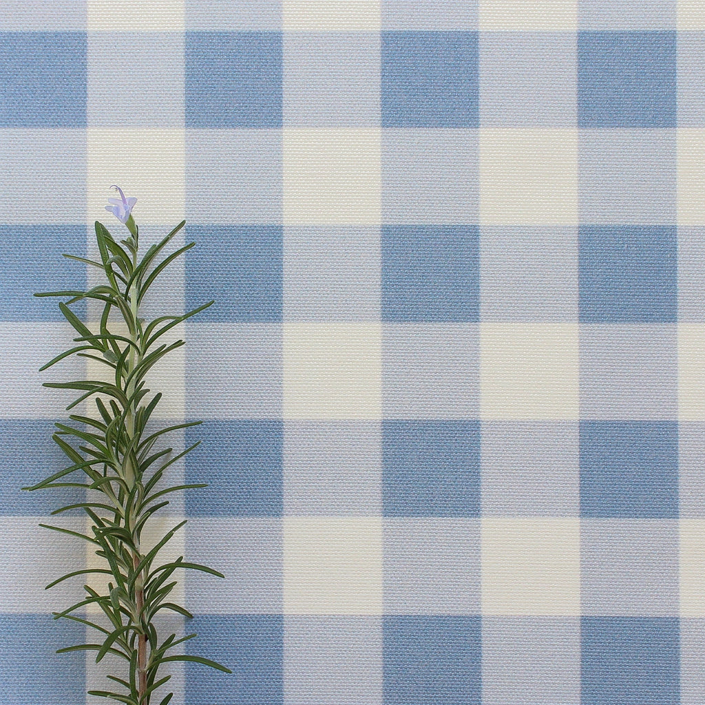 Gingham Check Small Fabric - Breeze - Hydrangea Lane Home