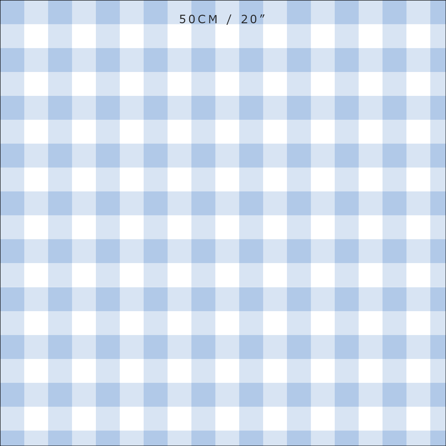 Gingham Check Small Fabric - Cornflower - Hydrangea Lane Home