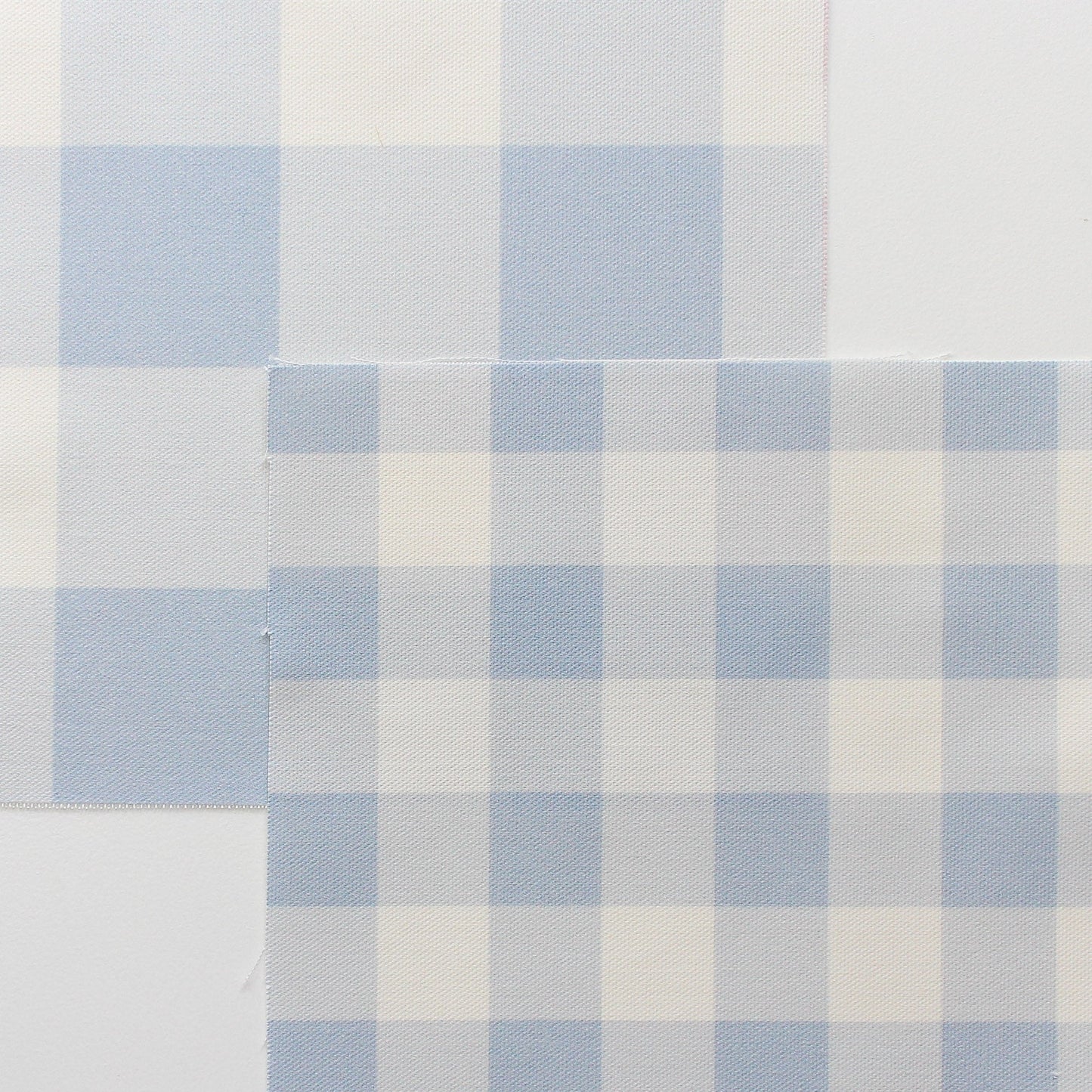 Gingham Check Small Fabric - Cornflower - Hydrangea Lane Home