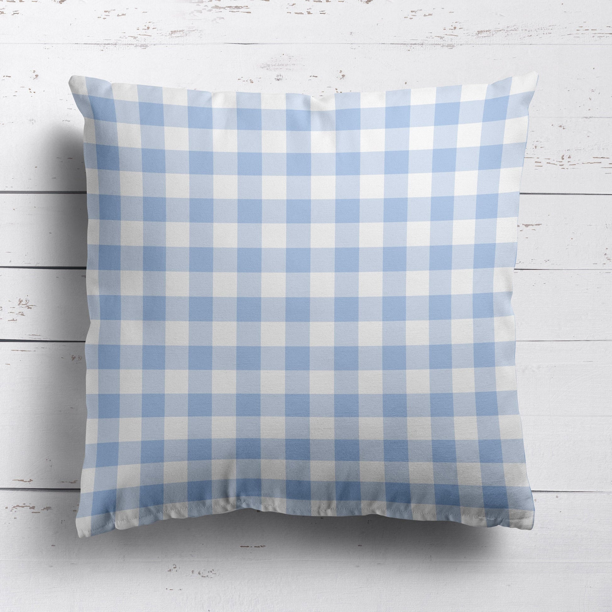 Gingham Check Small Fabric - Cornflower - Hydrangea Lane Home