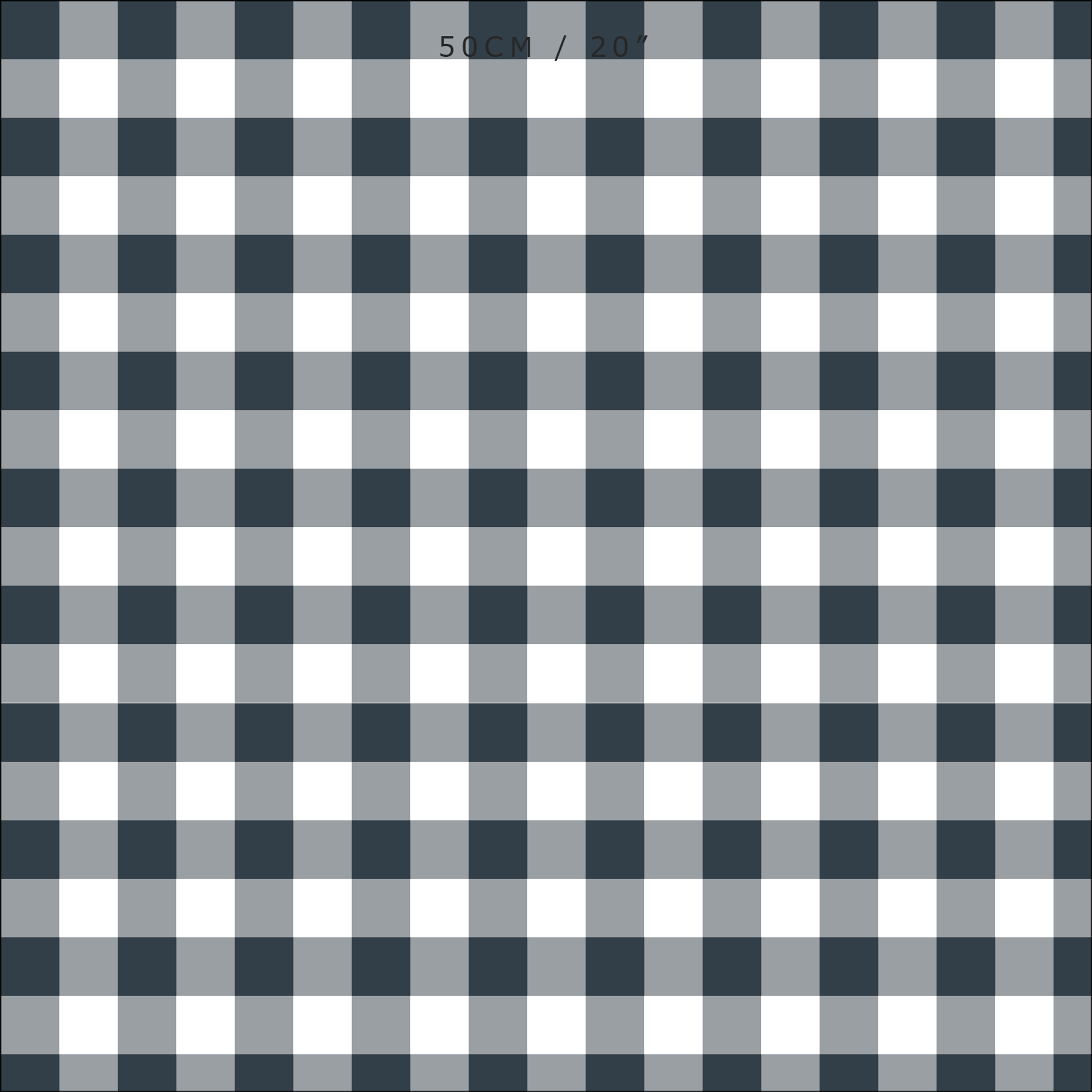 Gingham Check Small Fabric - Graphite - Hydrangea Lane Home