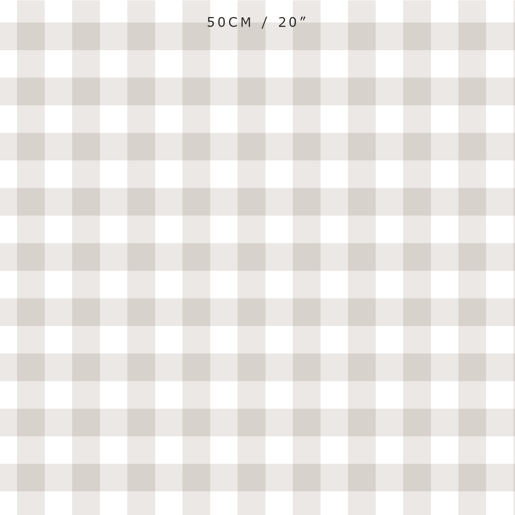 Gingham Check Small Fabric - Linen - Hydrangea Lane Home