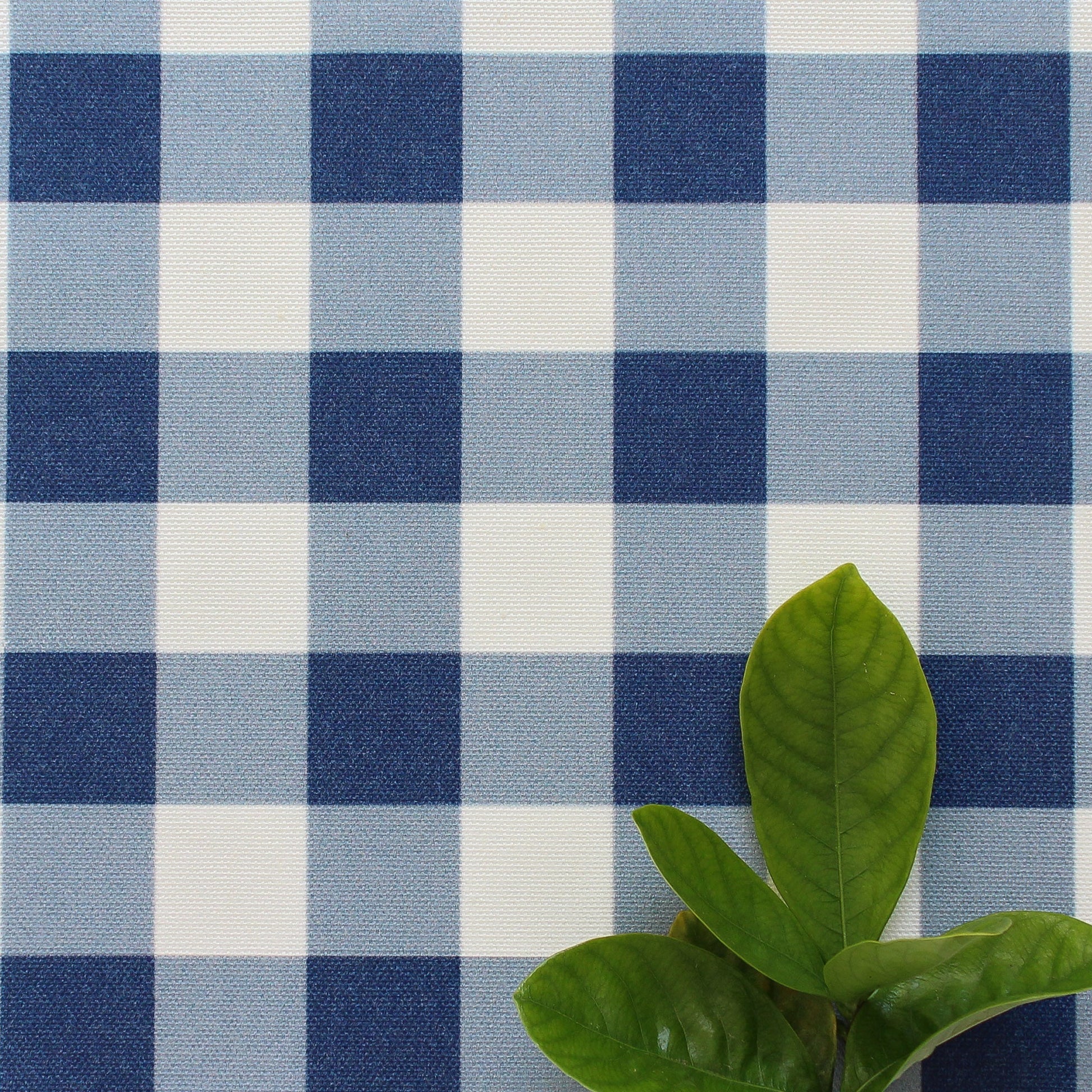 Gingham Check Small Fabric - Navy - Hydrangea Lane Home