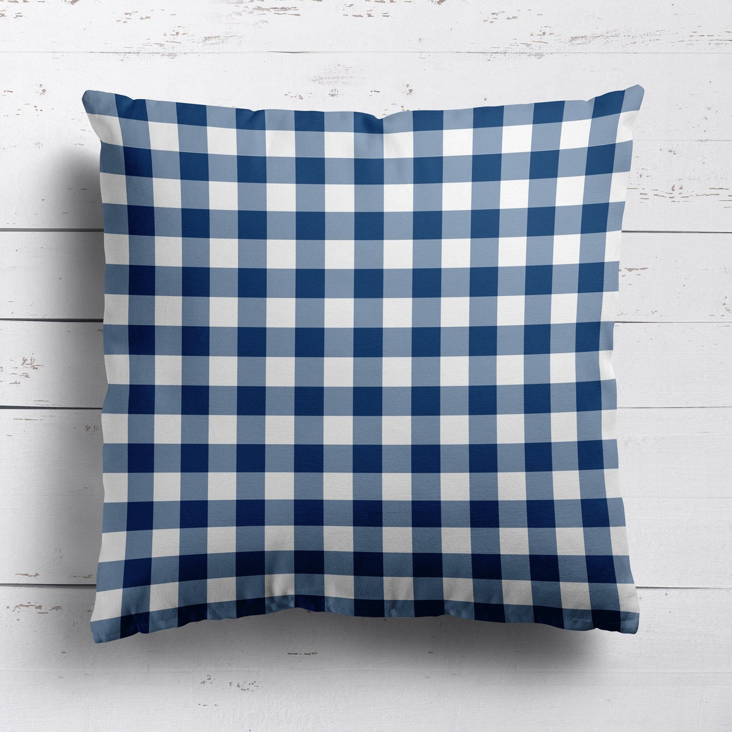 Gingham Check Small Fabric - Navy - Hydrangea Lane Home