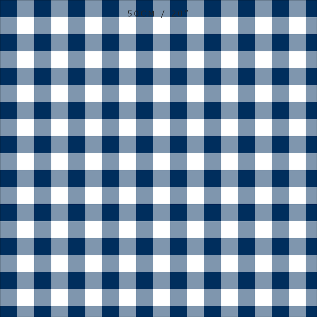 Gingham Check Small Fabric - Navy - Hydrangea Lane Home