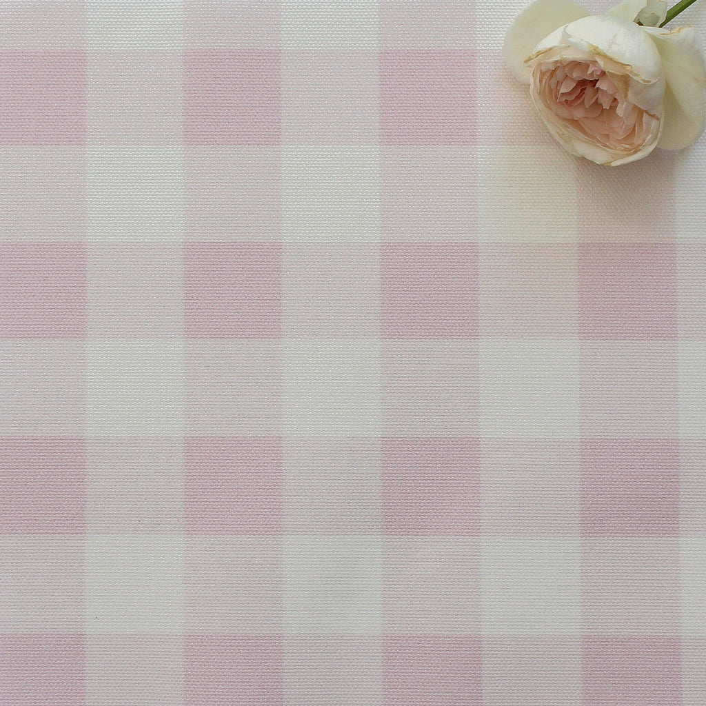 Gingham Check Small Fabric - Peony - Hydrangea Lane Home