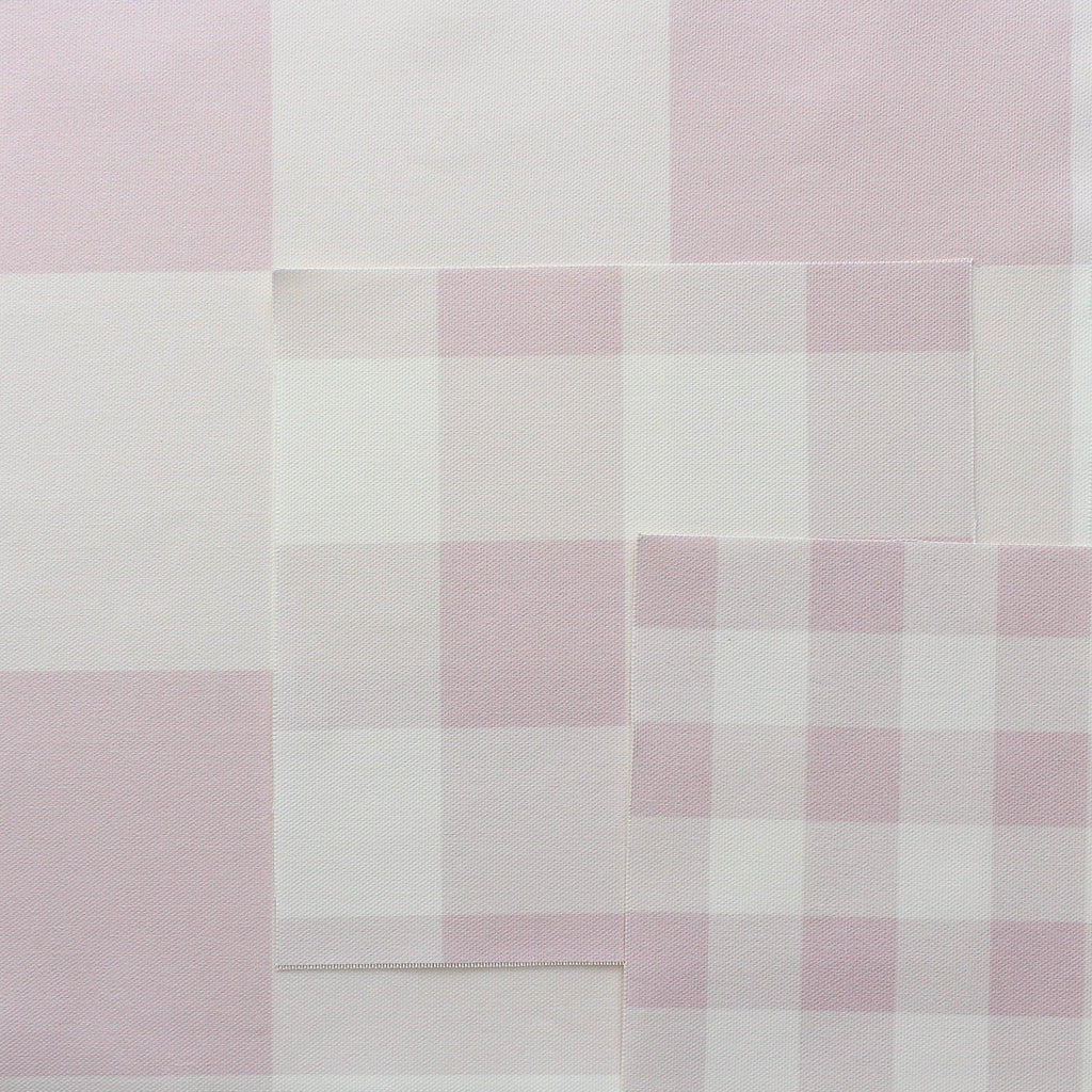 Gingham Check Small Fabric - Peony - Hydrangea Lane Home