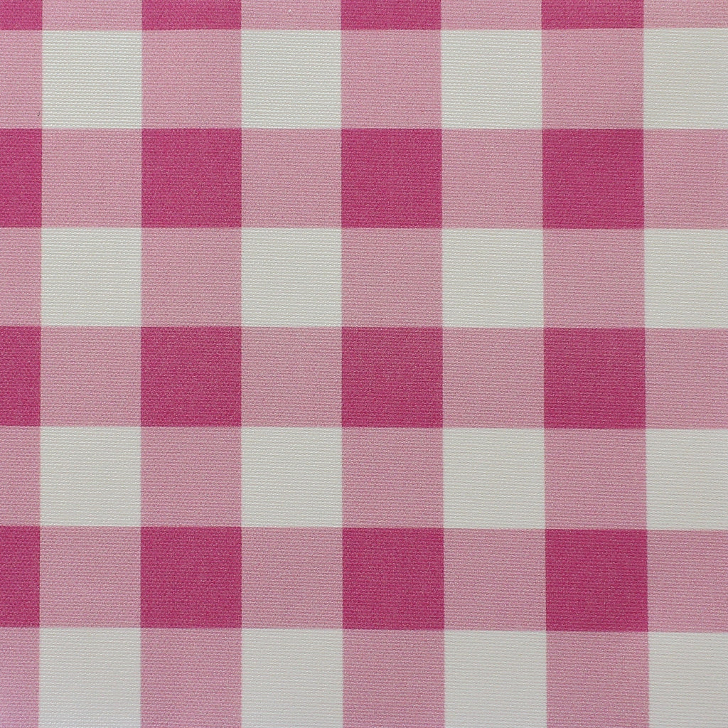 Gingham Check Small Fabric - Raspberry - Hydrangea Lane Home