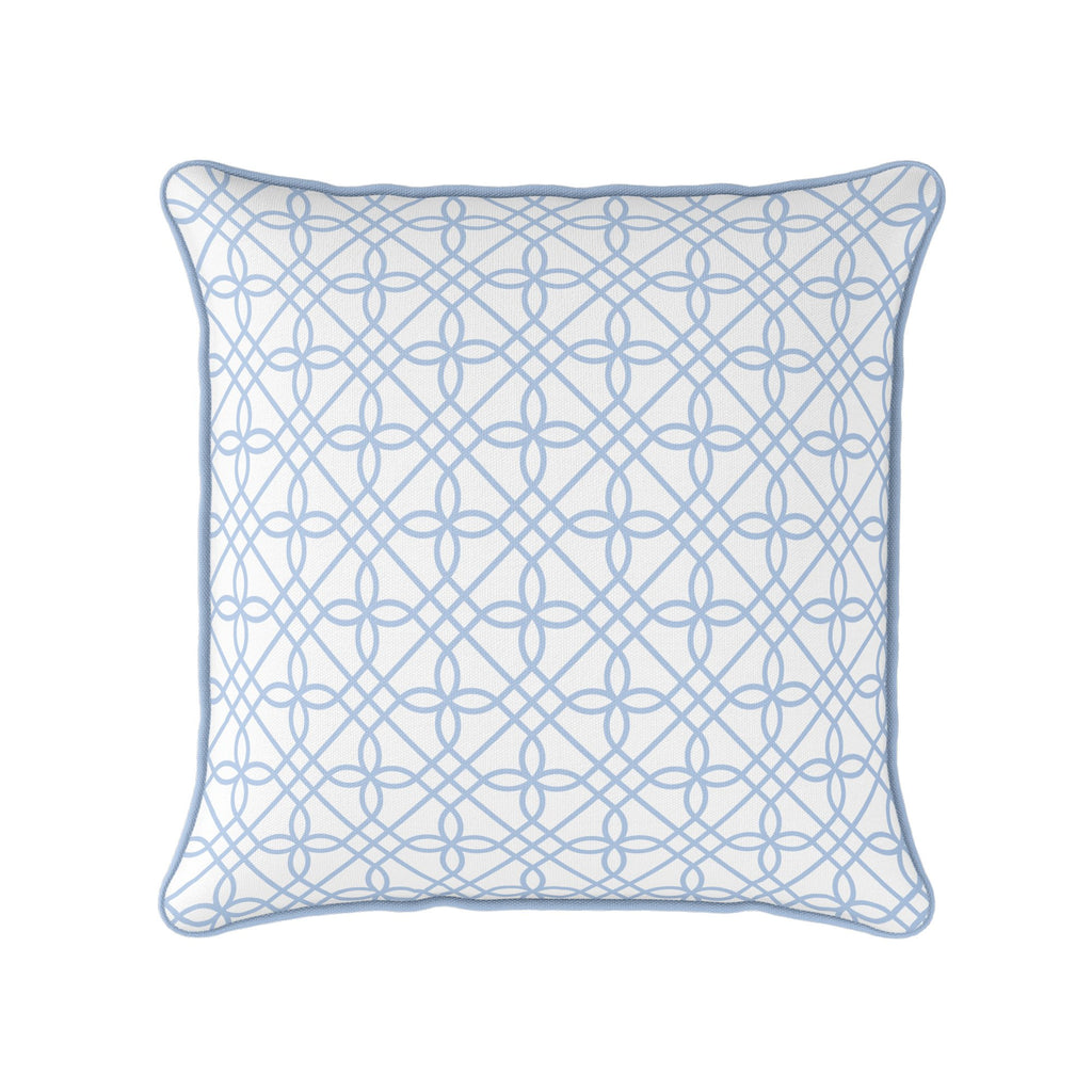 Greek Gate Cushion - Blues - Hydrangea Lane Home