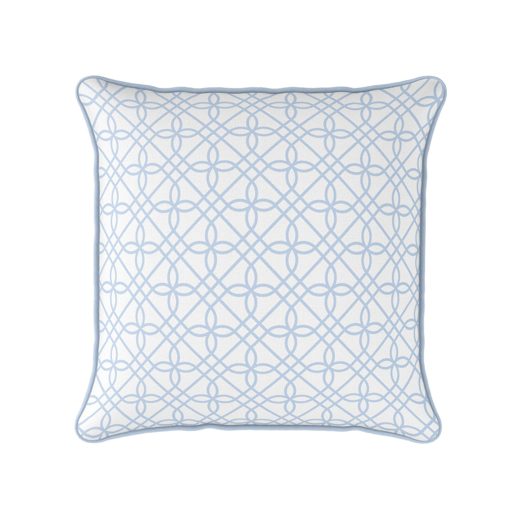 Greek Gate Cushion - Blues - Hydrangea Lane Home