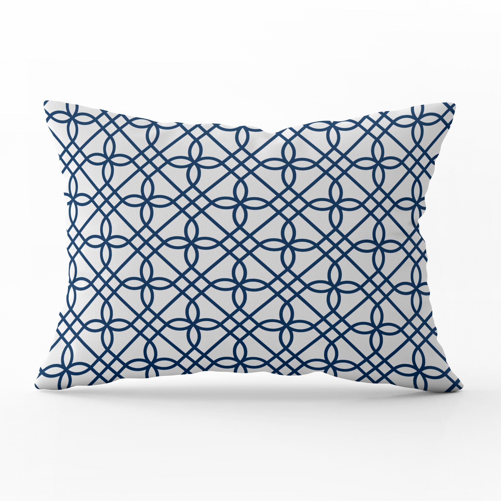 Greek Gate Cushion - Blues - Hydrangea Lane Home