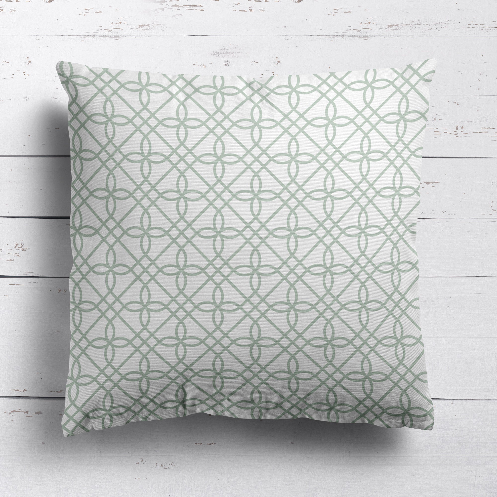 Greek Gate Cushion - Greens - Hydrangea Lane Home