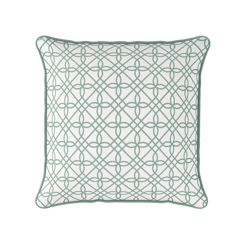 Greek Gate Cushion - Greens - Hydrangea Lane Home