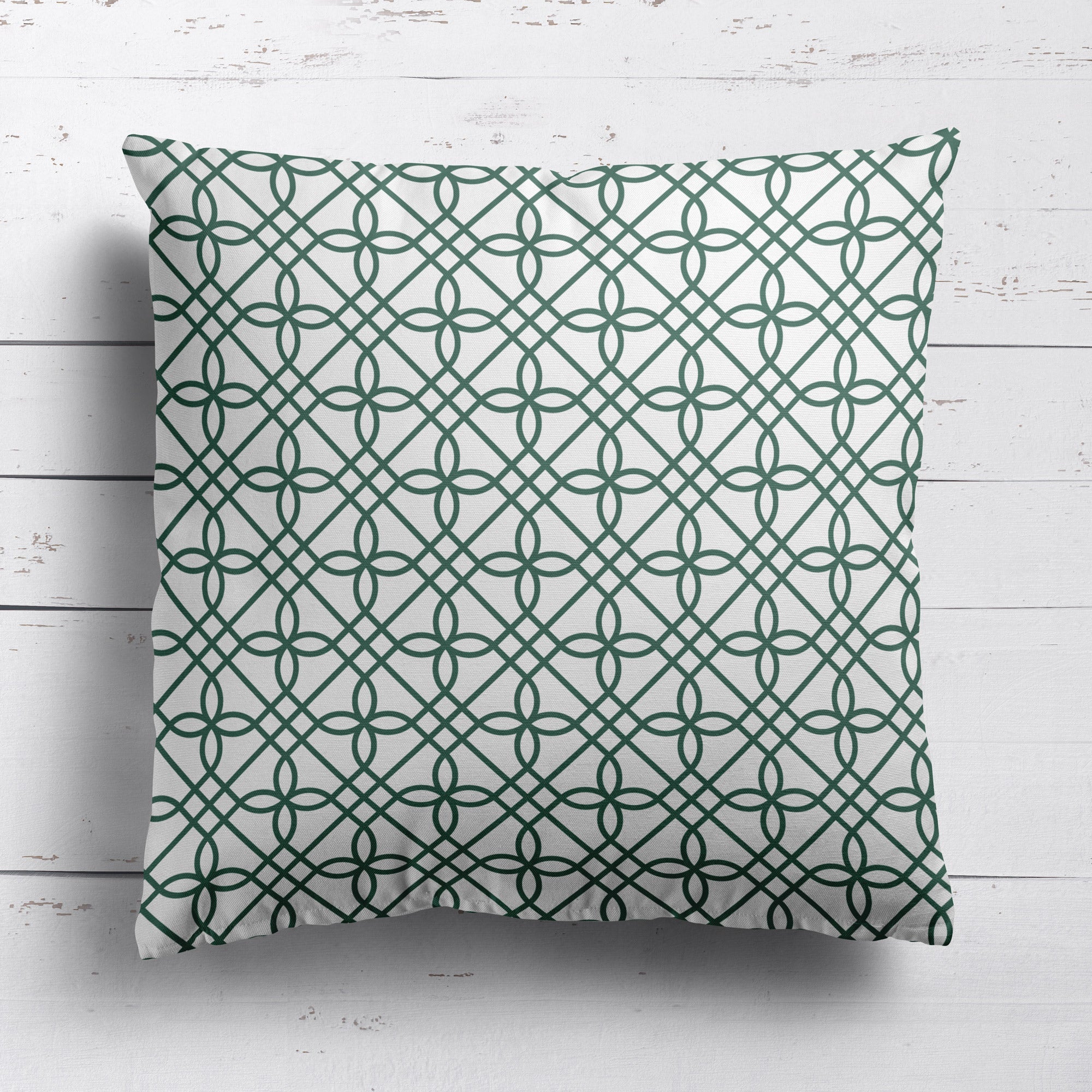Greek Gate Cushion - Greens - Hydrangea Lane Home