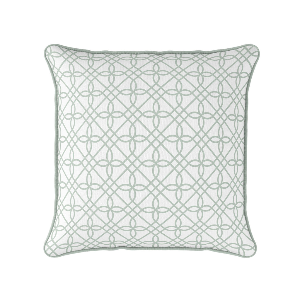 Greek Gate Cushion - Greens - Hydrangea Lane Home