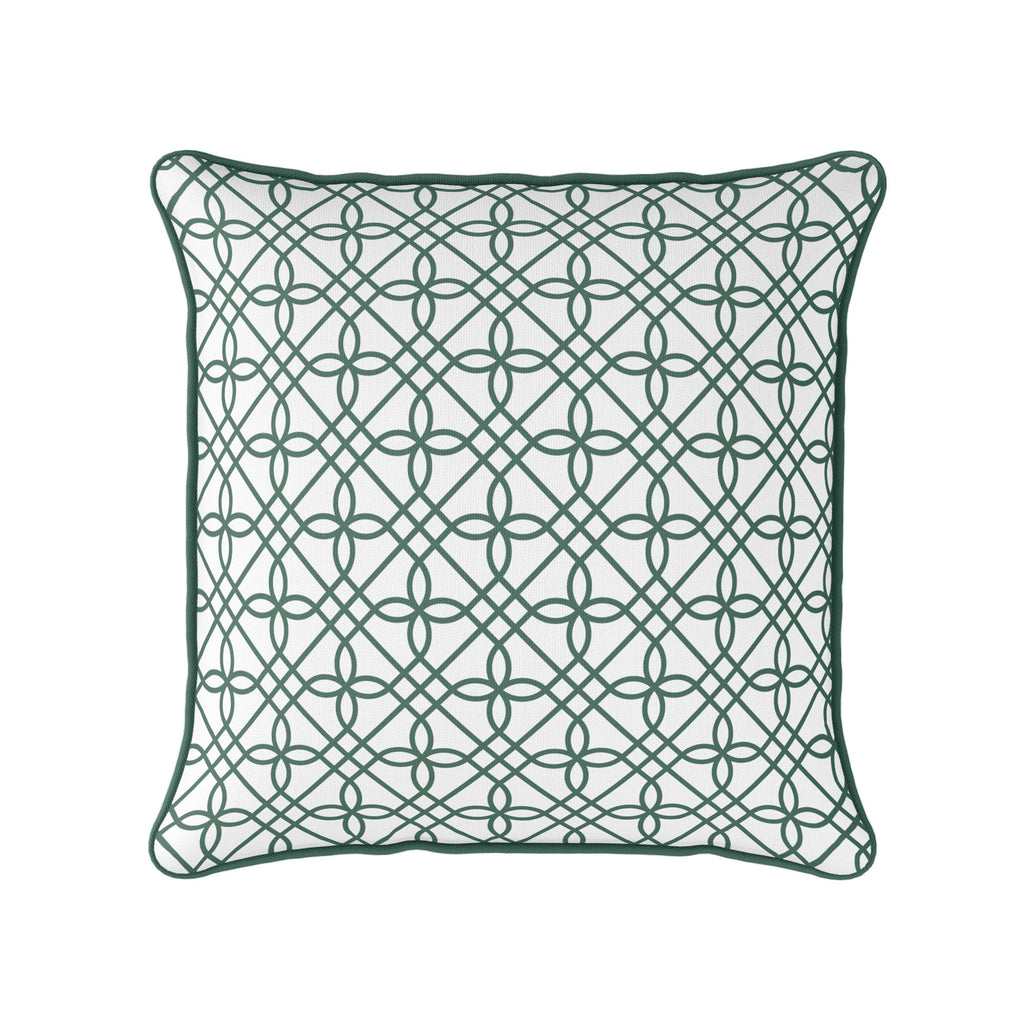 Greek Gate Cushion - Greens - Hydrangea Lane Home