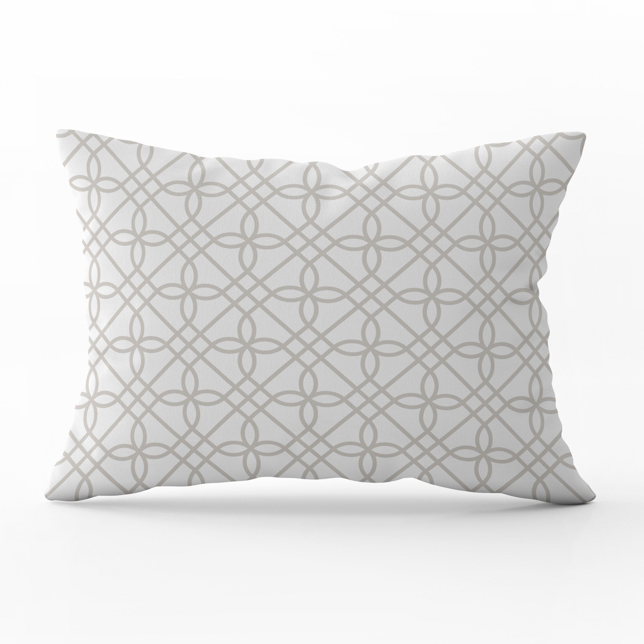 Greek Gate Cushion - Neutrals - Hydrangea Lane Home