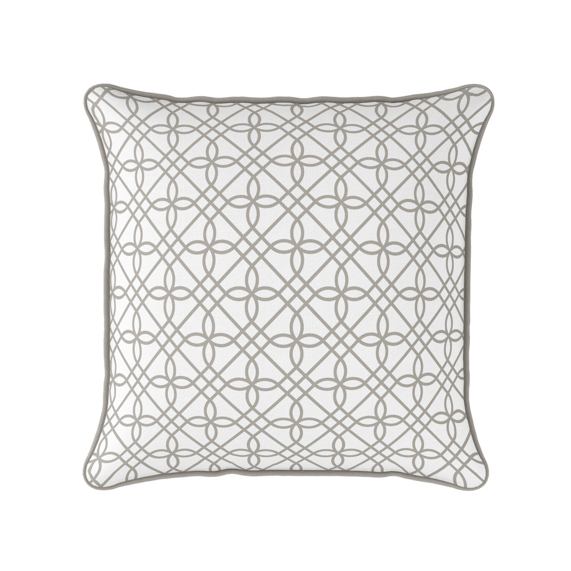 Greek Gate Cushion - Neutrals - Hydrangea Lane Home