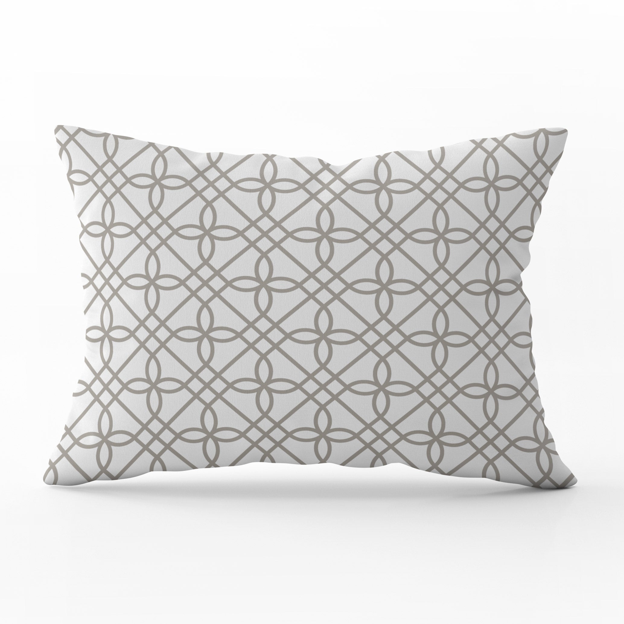 Greek Gate Cushion - Neutrals - Hydrangea Lane Home