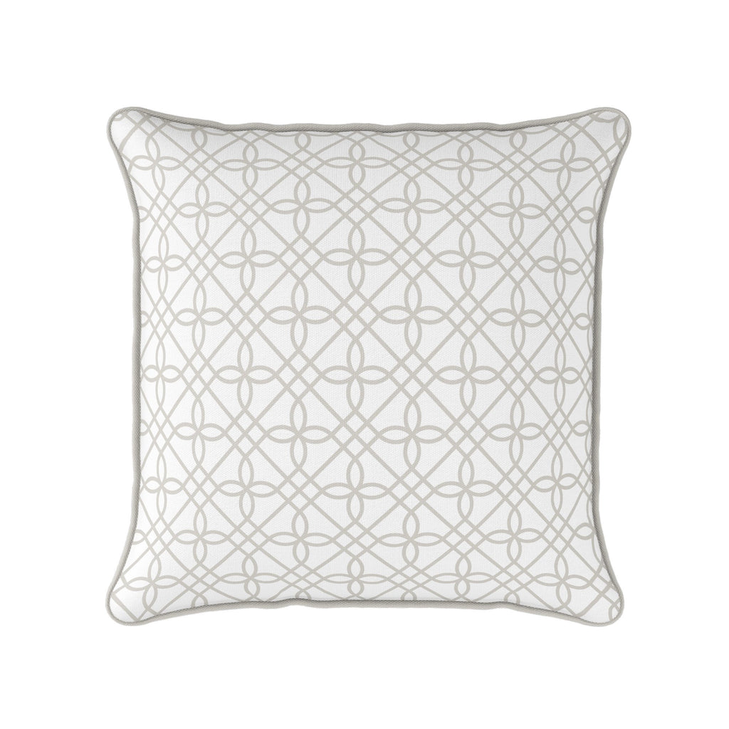 Greek Gate Cushion - Neutrals - Hydrangea Lane Home