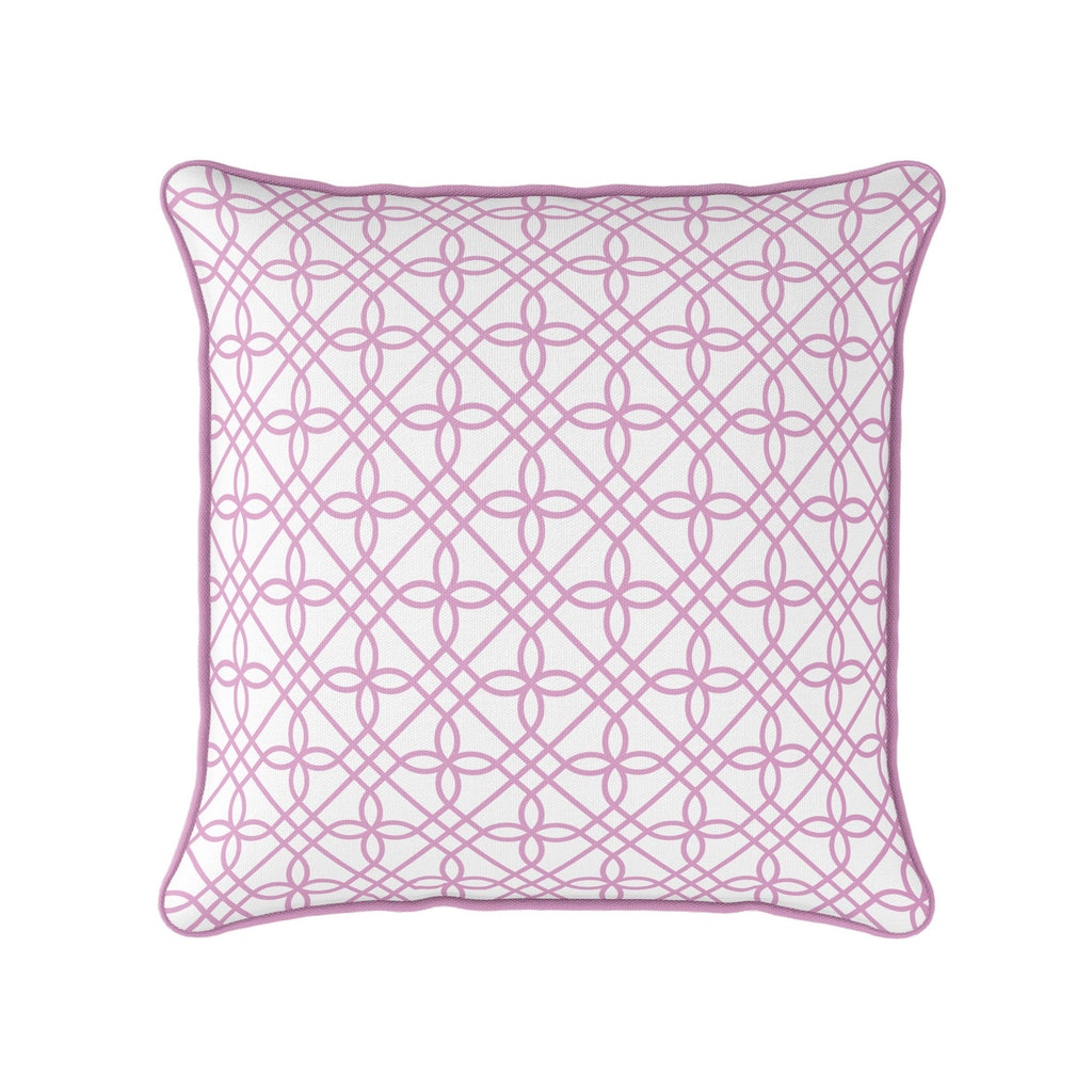 Greek Gate Cushion - Pinks - Hydrangea Lane Home