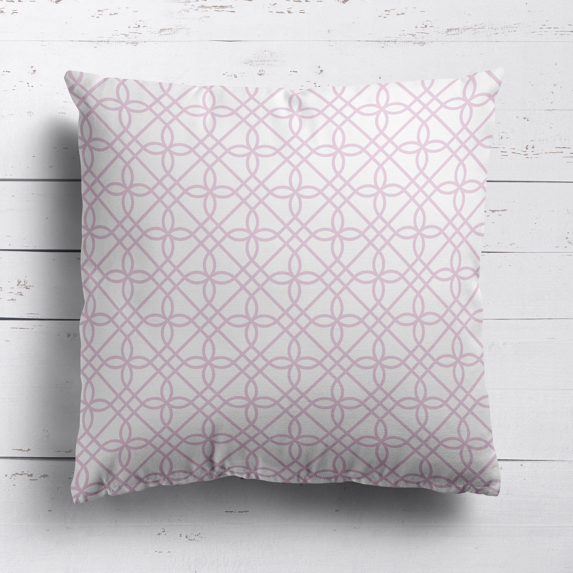 Greek Gate Cushion - Pinks - Hydrangea Lane Home
