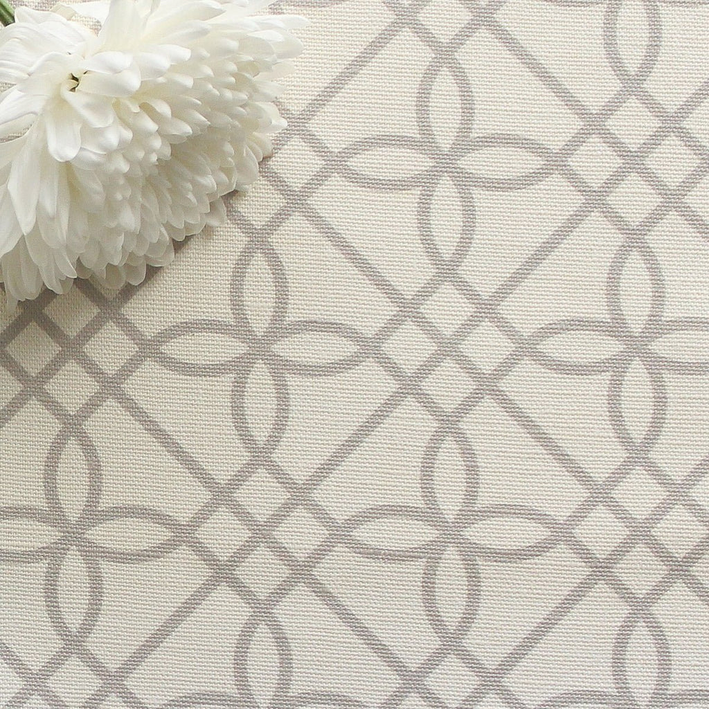 Greek Gate Fabric - Dove - Hydrangea Lane Home