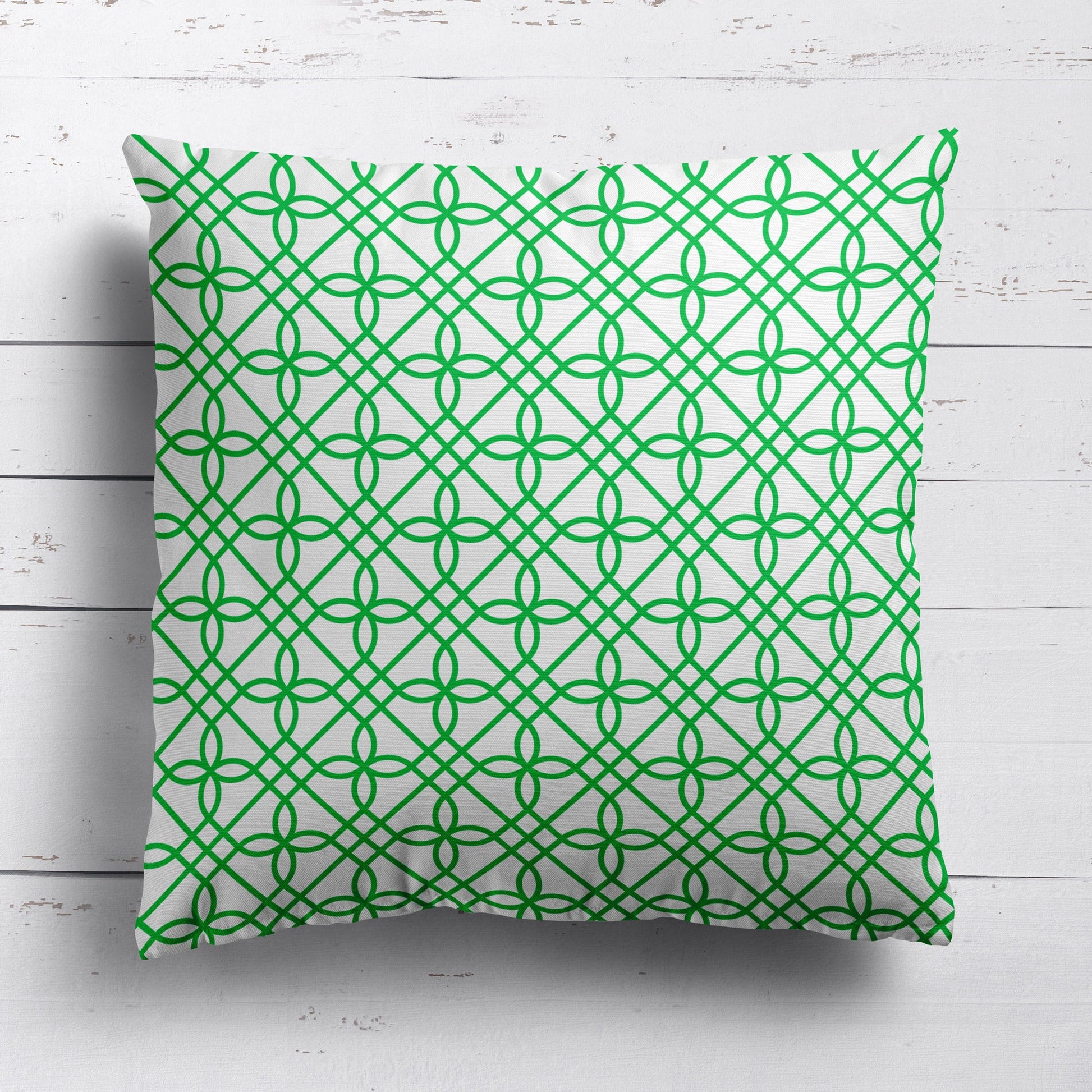 Greek Gate Fabric - Emerald - Hydrangea Lane Home