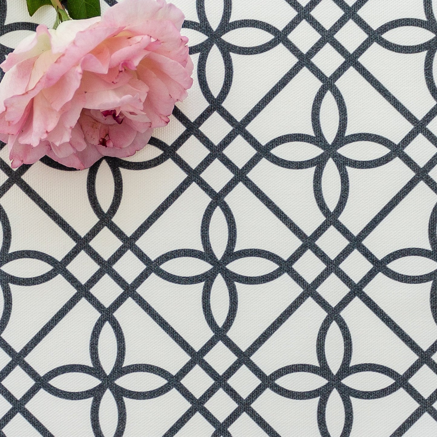 Greek Gate Fabric - Graphite - Hydrangea Lane Home