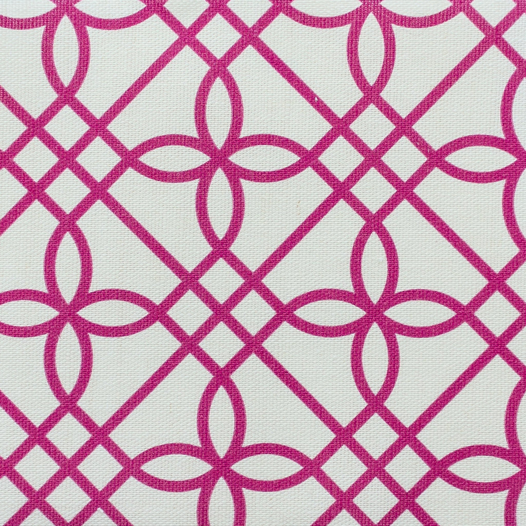 Greek Gate Fabric - Raspberry - Hydrangea Lane Home