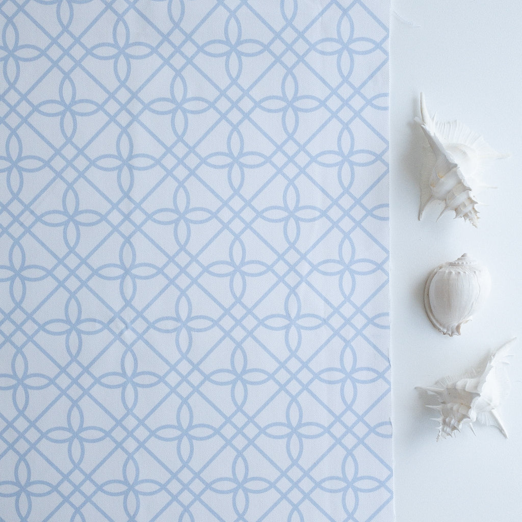 Greek Gate Fabric - Serenity - Hydrangea Lane Home