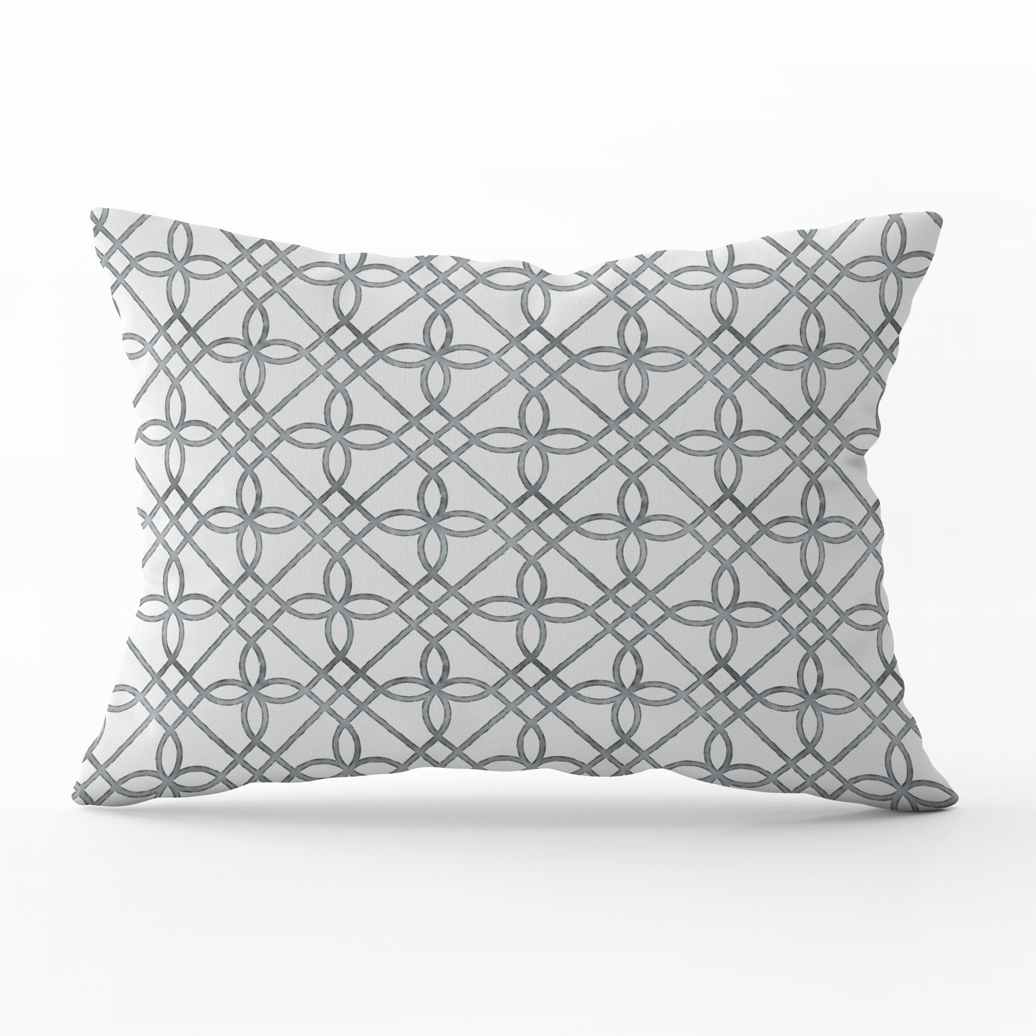 Greek Gate Rustic Cushion - Grey - Hydrangea Lane Home