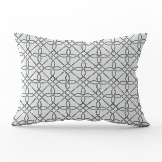 Greek Gate Rustic Cushion - Grey - Hydrangea Lane Home