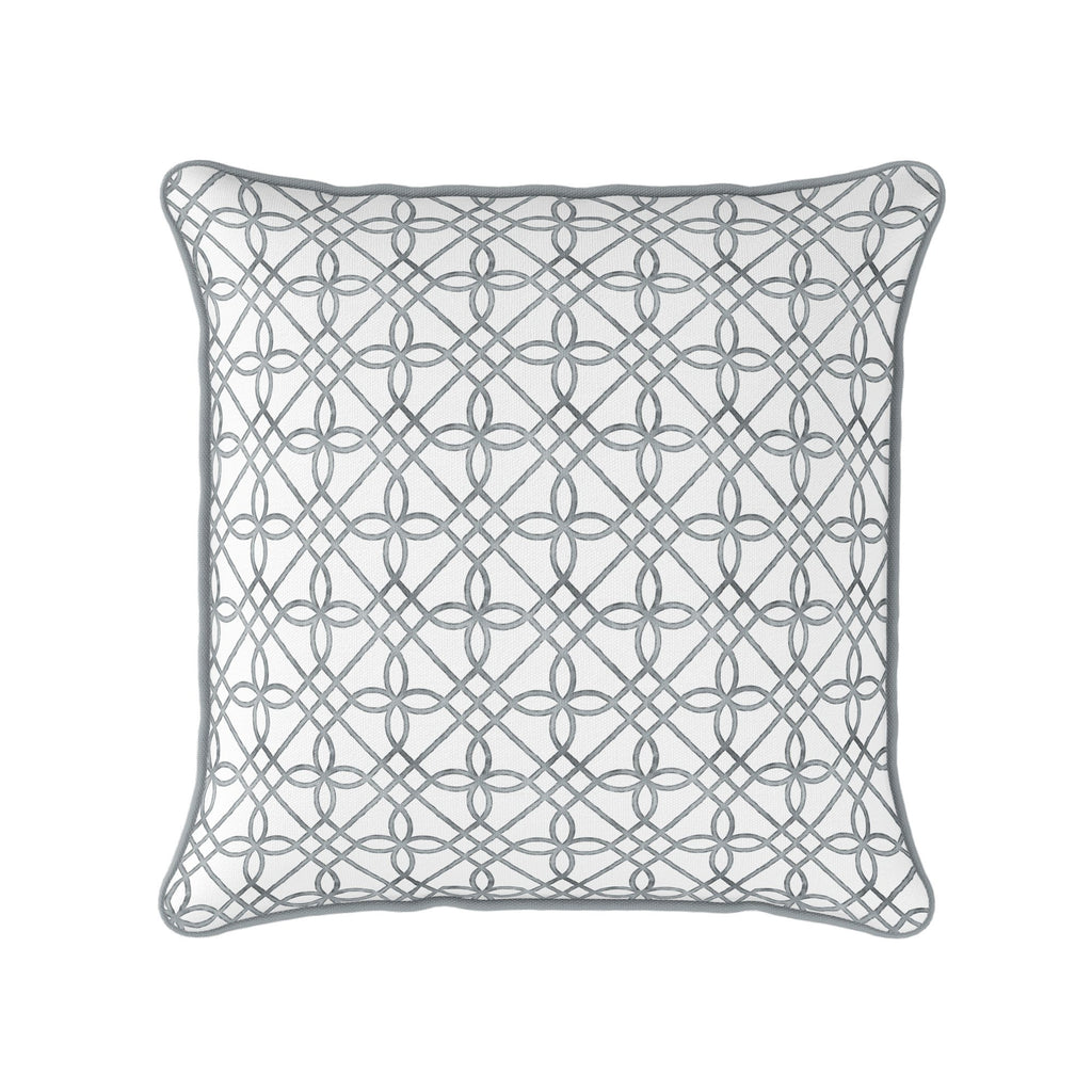Greek Gate Rustic Cushion - Grey - Hydrangea Lane Home