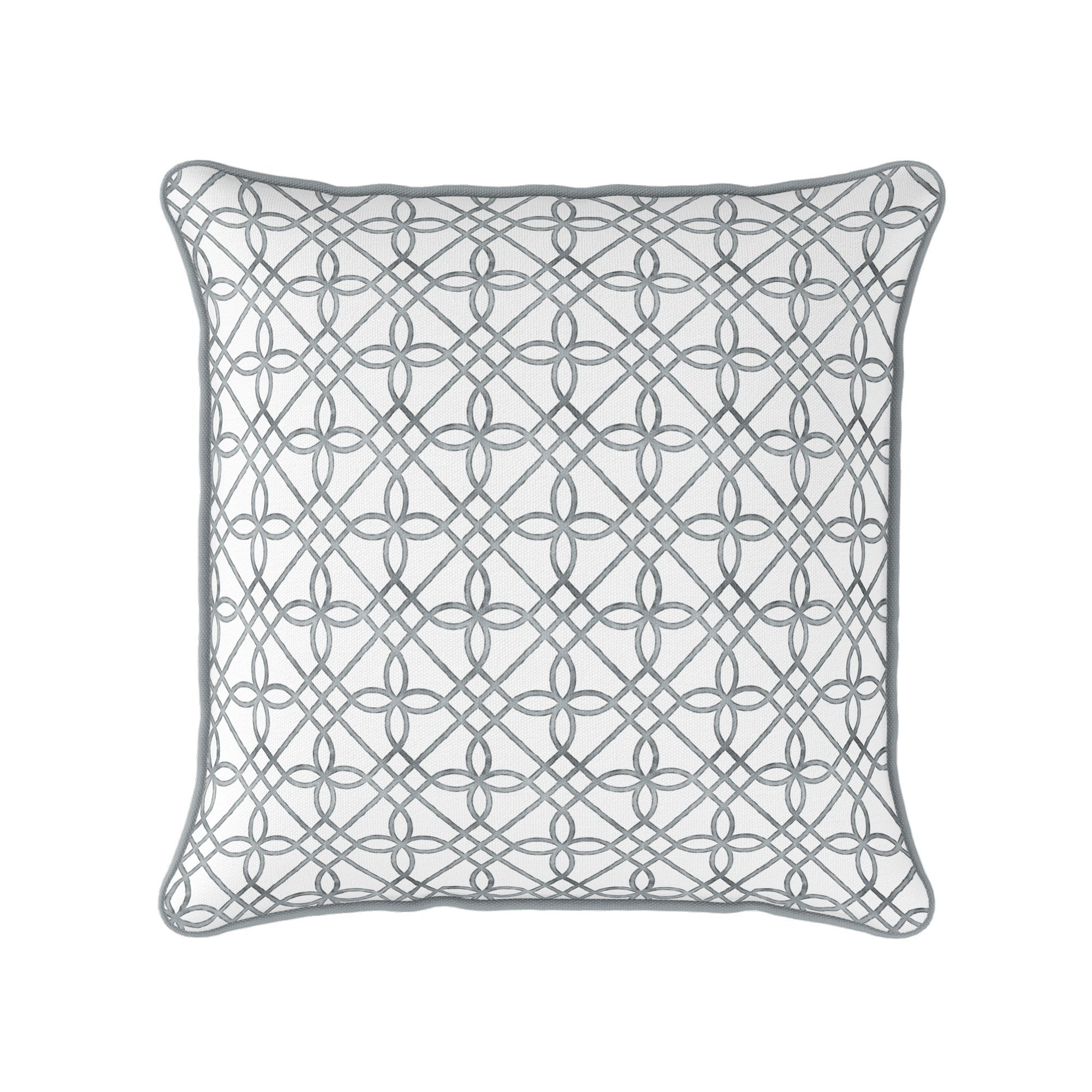 Greek Gate Rustic Cushion - Grey - Hydrangea Lane Home