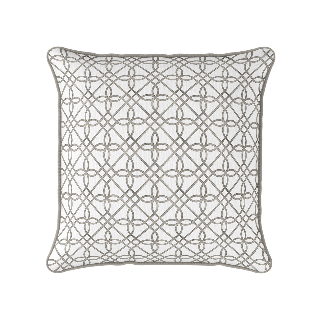 Greek Gate Rustic Cushion - Neutral - Hydrangea Lane Home