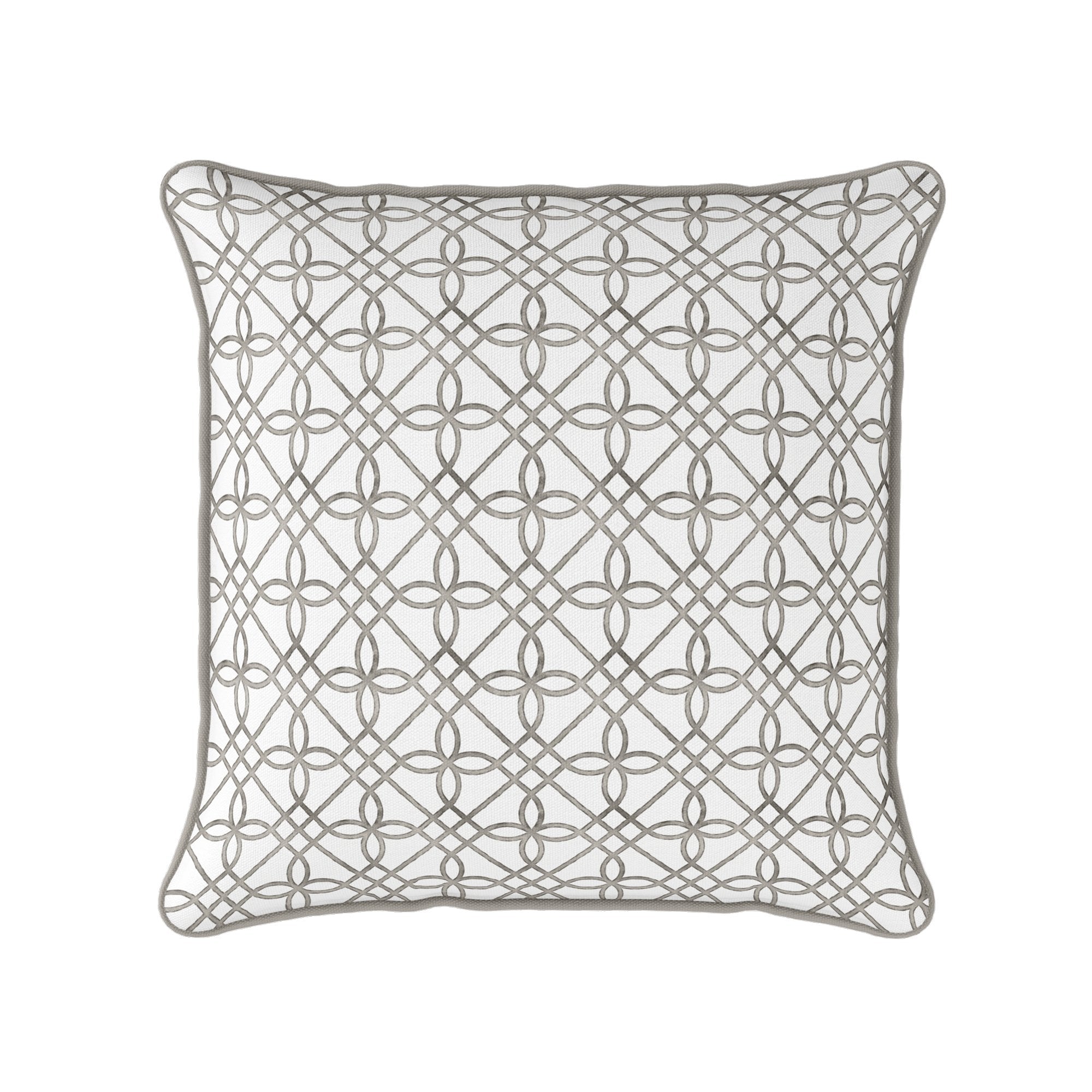 Greek Gate Rustic Cushion - Neutral - Hydrangea Lane Home