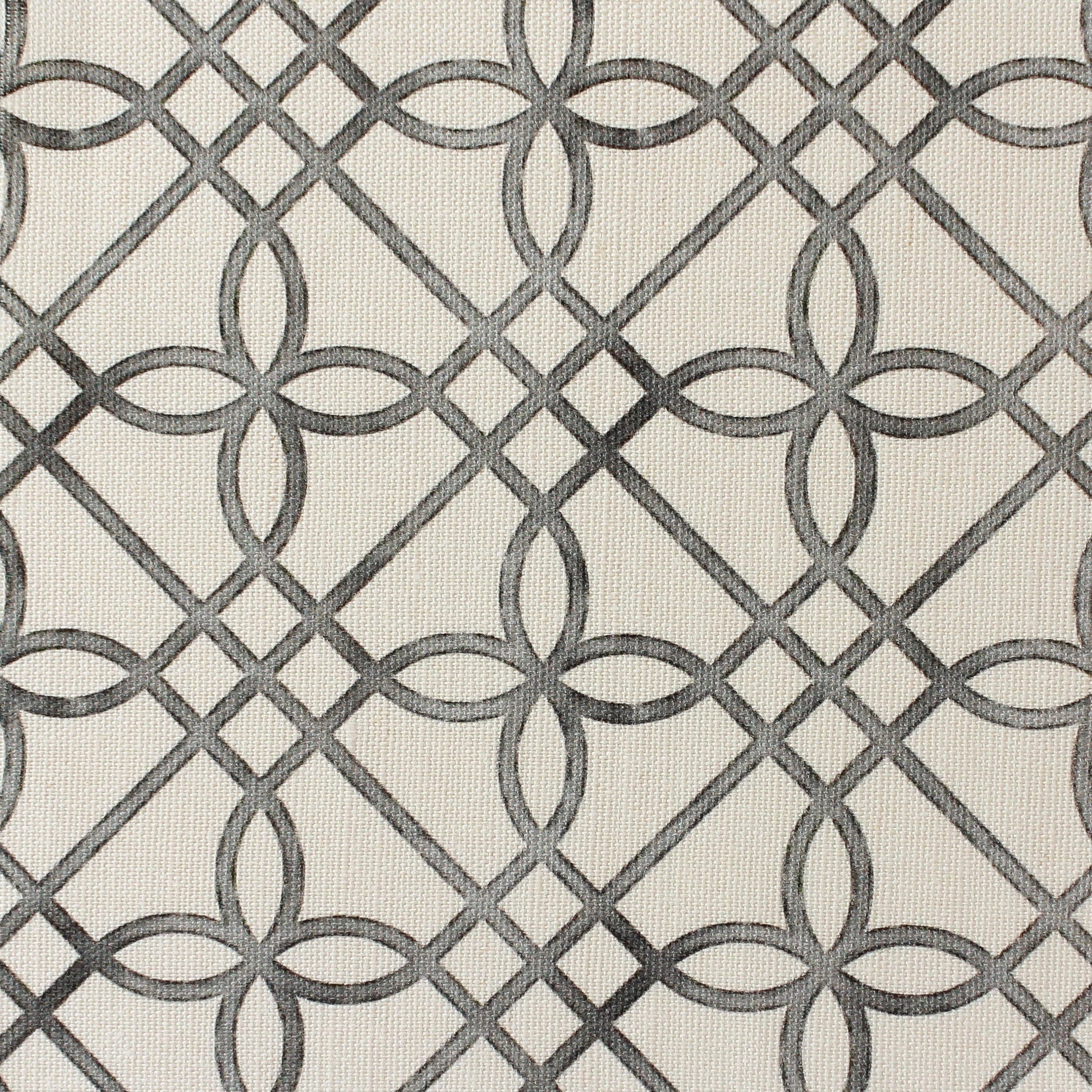 Greek Gate Rustic Fabric - Greys - Hydrangea Lane Home