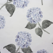 Hydrangea Bloom Blue Fabric on White - Hydrangea Lane Home