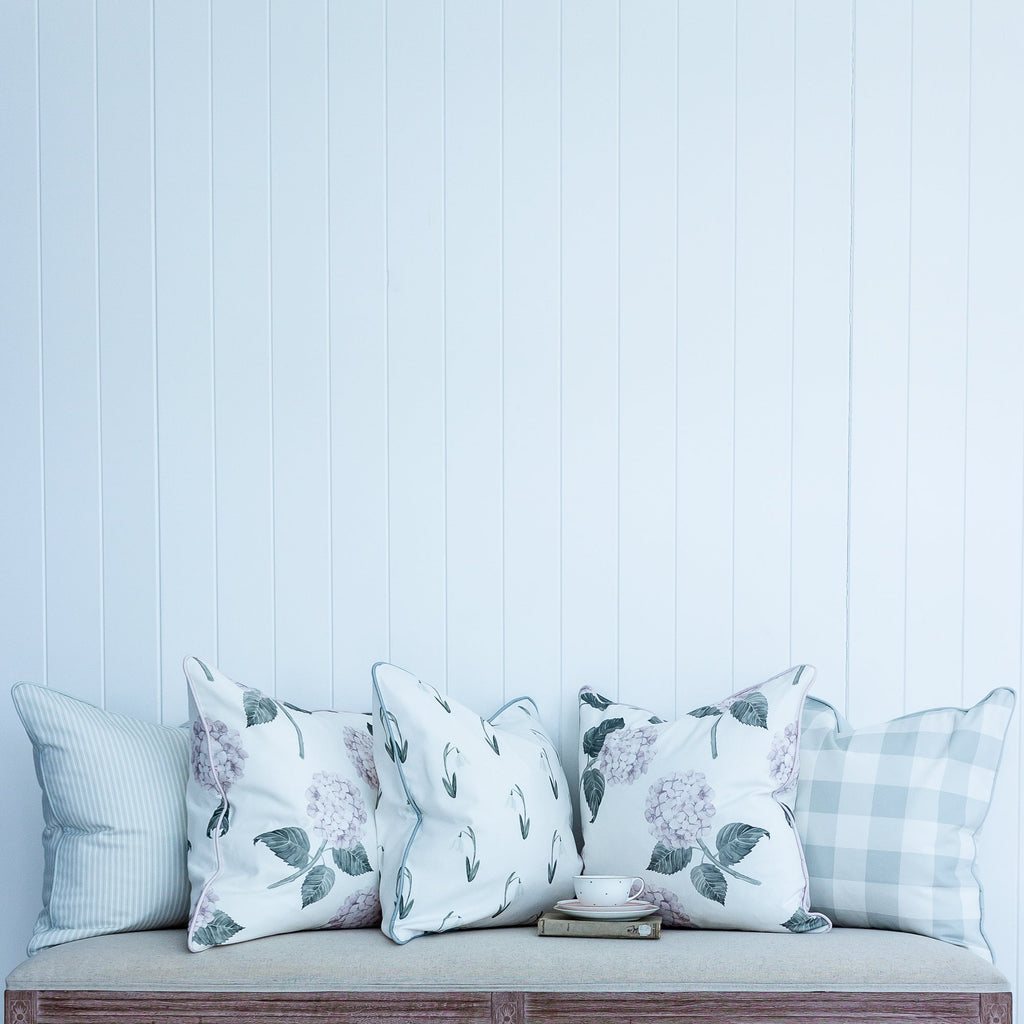 Hydrangea Bloom Pink Cushion - Hydrangea Lane Home