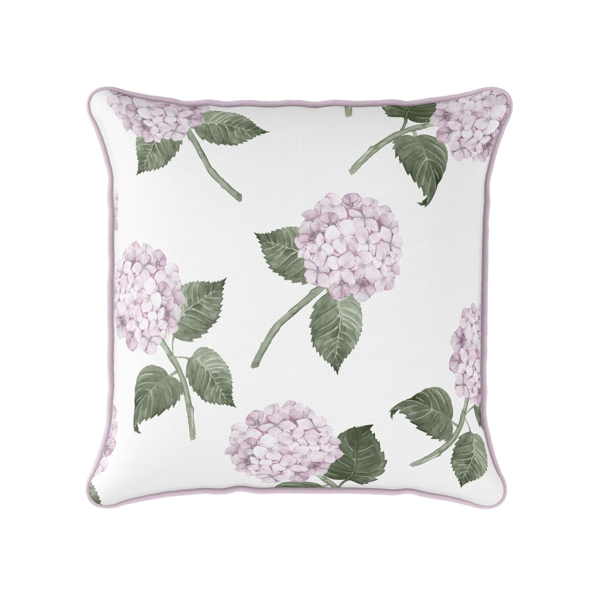 Hydrangea Bloom Pink Cushion - Hydrangea Lane Home