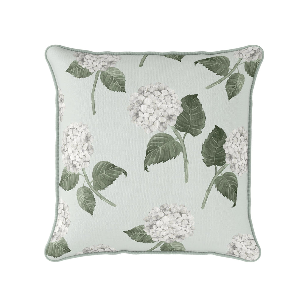 Hydrangea Bloom White Cushion - Hydrangea Lane Home