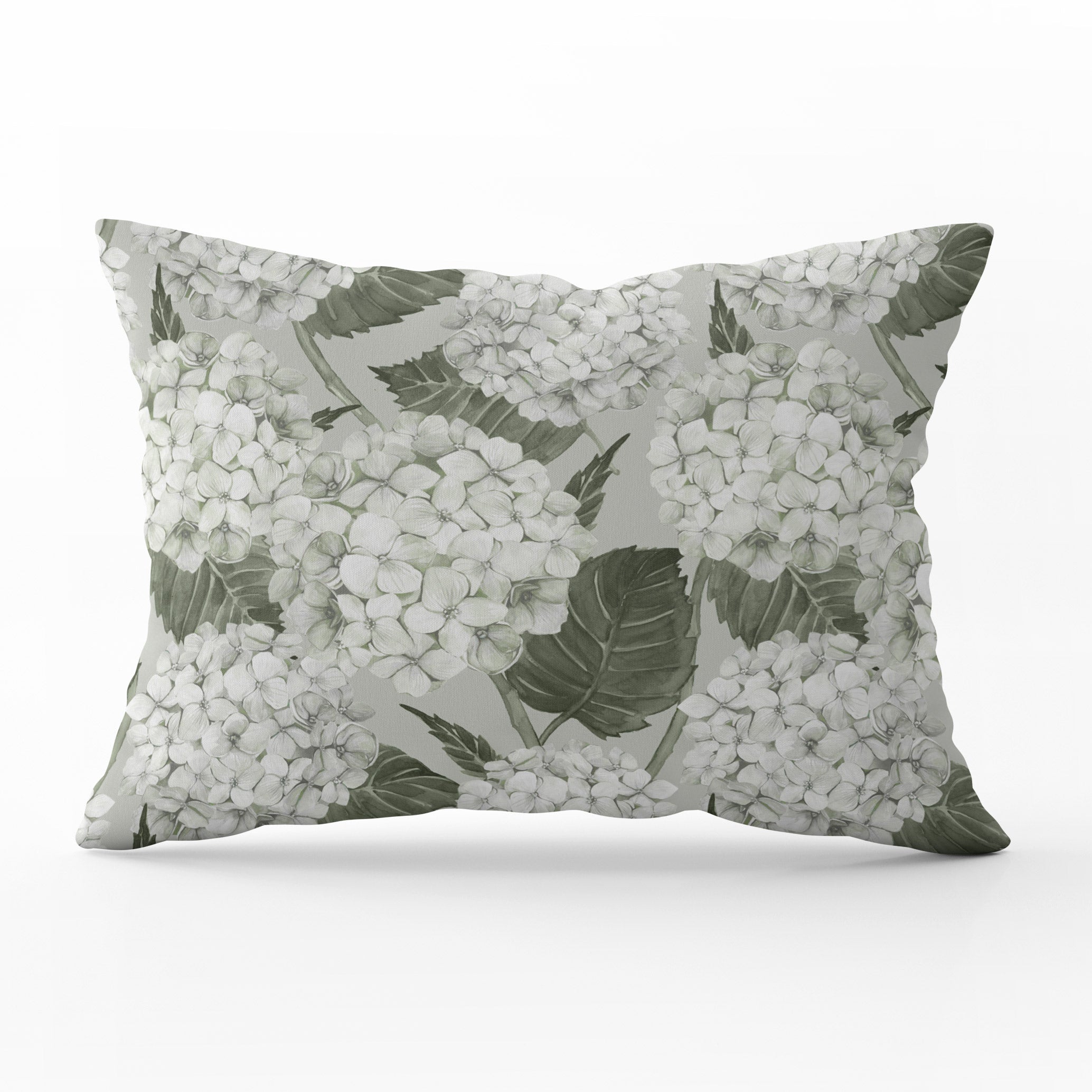 Hydrangea Garden Cushion - White - Hydrangea Lane Home