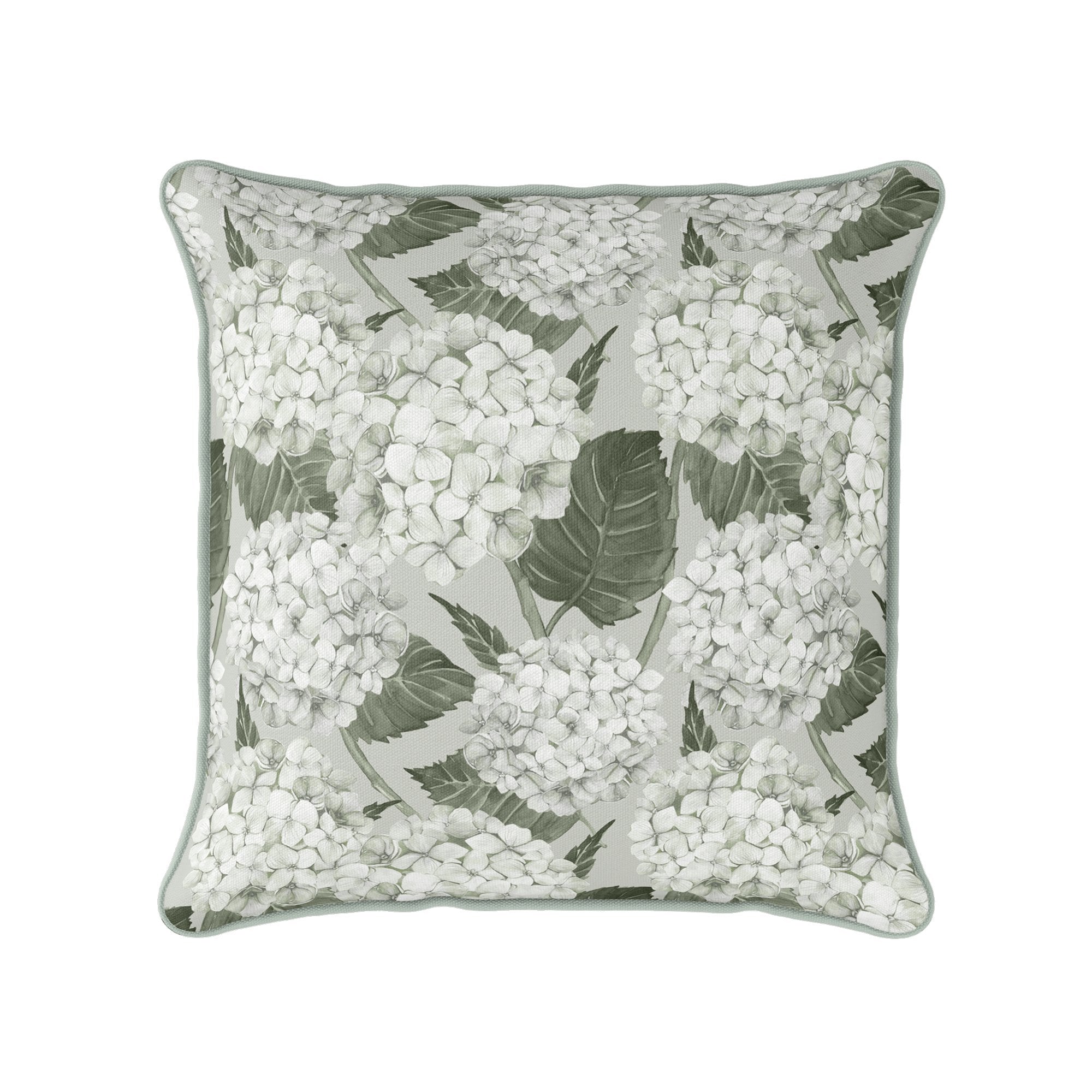 Hydrangea Garden Cushion - White - Hydrangea Lane Home