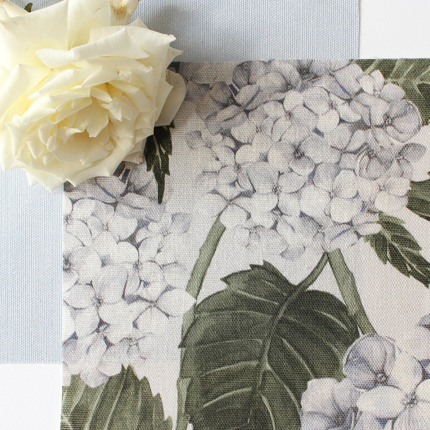 Hydrangea Garden Fabric - Blue - Hydrangea Lane Home