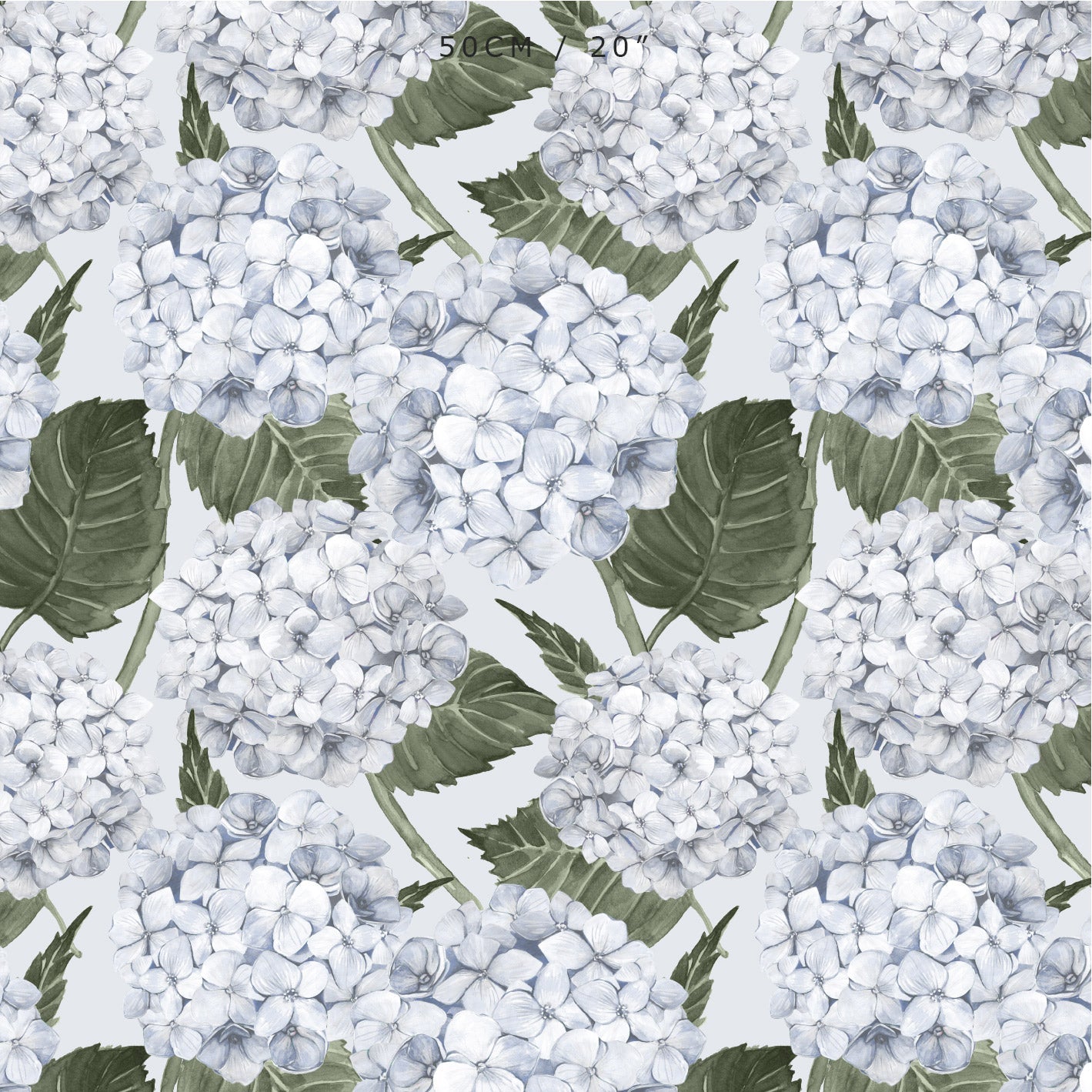 Hydrangea Garden Fabric - Blue - Hydrangea Lane Home