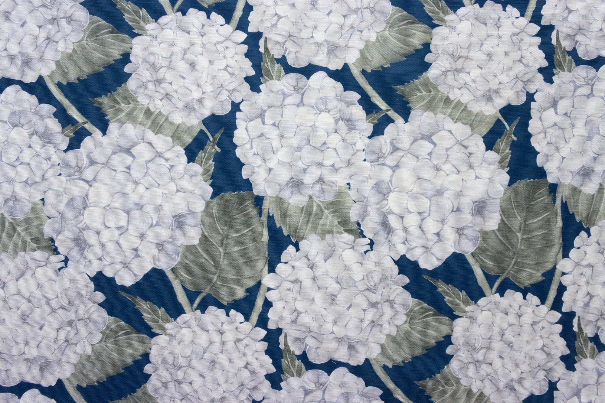 Hydrangea Garden Fabric - Navy - Hydrangea Lane Home